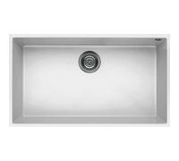 ELLECI QUADRA 130 LGQ13068BSO LAVELLO MONOVASCA 76x44 CM COLORE BIANCO