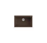 ELLECI QUADRA 130 LGQ13078 Lavello Monovasca Sopratop 79x50 cm colore Espresso