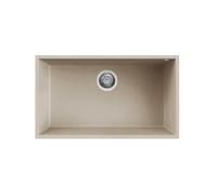 ELLECI QUADRA 130 LKQ13095BSO LAVELLO MONOVASCA SOTTOTOP 76x44CM CHAMPAGNE
