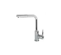 ELLECI Miscelatore Cucina con Doccetta estraibile Rubinetto Monocomando colore Cromo - Cloud 02 - MIKC02CR