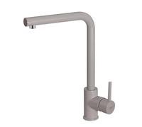 ELLECI Rubinetto Cucina Miscelatore Lavello Monocomando a Canna Alta in Granitek colore Tortora G43 - MGKTRA43 Trail