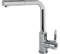 ELLECI Miscelatore Cucina con Doccetta estraibile Rubinetto Monocomando colore Cromo - Cloud 02 - MIKC02CR