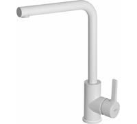 ELLECI Rubinetto Cucina Miscelatore Monocomando Lavello finitura Granitek colore Bianco - MGKS0168