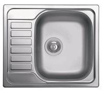 ELLECI SKY 125 LIX125SACDX LAVELLO 1 VASCA CON GOCCIOLATOIO A SINISTRA 58x50 CM - INOX