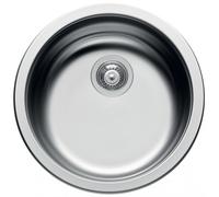 ELLECI Lavello Cucina 1 Vasca da Incasso Tondo Larghezza 51 cm materiale Acciaio Inox finitura Satinata - LIKROUSAC Sky Round 435