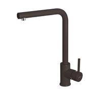 ELLECI, TRAIL MODERN, MGKTRA78, Rubinetto Miscelatore Cucina Monocomando Girevole, Canna Alta, COLORE ESPRESSO 78, Granitek