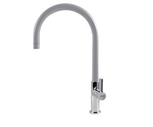 Elleci Volta Miscelatore Monocomando con Canna Girevole, Alluminio 79