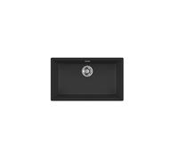 ELLECI ZEN 130 LKZ13086BKM LAVELLO MONOVASCA 76x46 CM IN KERATEK NERO