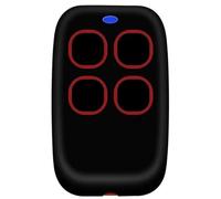 ELLEDI' | TELECOMANDO UNIVERSALE PER CANCELLO | FREQUENZA 433MHz | RADIOCOMANDO 433MHZ PER CANCELLI A CODICE FISSO | FIXED CODE | TASTI GRANDI | BATTERIA INCLUSA (ROSSO)
