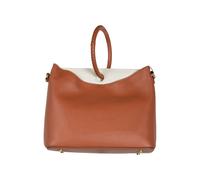 Elleme Simone Leather Orange/white Taglia: OS | Borse a mano Outlet | Donna | Arancione