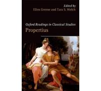 Ellen Greene Oxford Readings in Propertius (Tascabile)