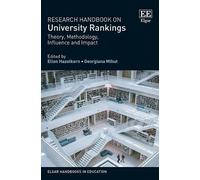Ellen Hazelkorn Research Handbook on University Rankings (Copertina rigida)