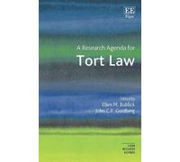 Ellen M. Bublick A Research Agenda for Tort Law (Copertina rigida)