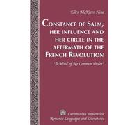 Ellen McNiven H Constance de Salm, Her Influence and Her Circ (Copertina rigida)