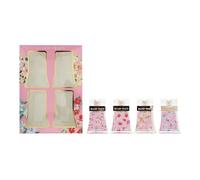 Ellen Tracy Classic Florals Pink Coffret 4 Pcs Gift Set: EDP 4 x 15ml For Women