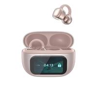 ELLENNE - Auricolari IA con Traduzione Simultanea in Tempo Reale, Bluetooth, Cuffie Wireless AI con Display Touch a Colori, Audio Hi-Fi Direzionale per Viaggi e Lavoro (Rosa)