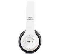 ELLENNE CUFFIE BLUETOOTH 4.1 WIRELESS / 3,5 MM HEADPHONE - COLORE BIANCO - COD.47