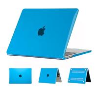 ELLENNE Custodia per MacBook Pro 14 M5 M4 M3 M2 M1 2026-2021, Azzurro | Case Trasparente Crystal per Apple MacBook Pro 14.2" Cover 2026 2025 2024 2023 2022 2021 A3427 A3426 A3434 A3112 A2442