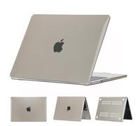 ELLENNE Custodia per MacBook Pro 14 M5 M4 M3 M2 M1 2026-2021, Grigio | Case Trasparente Crystal per Apple MacBook Pro 14.2" Cover 2026 2025 2024 2023 2022 2021 A3427 A3426 A3434 A3112 A2442