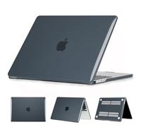 ELLENNE Custodia per MacBook Pro 14 M5 M4 M3 M2 M1 2026-2021, Nero | Case Trasparente Crystal per Apple MacBook Pro 14.2" Cover 2026 2025 2024 2023 2022 2021 A3427 A3426 A3434 A3112 A2442