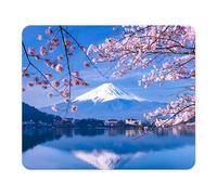 ELLENNE - Tappetino Mouse 24x20cm Design Città, Paesi e Monumenti Iconici del Mondo - Mousepad Antiscivolo e Lavabile per PC, Ufficio, Gaming e Laptop (Giappone - Tokyo - Monte Fuji 1)