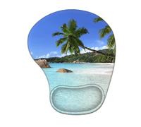 ELLENNE Tappetino Mouse Gel Mousepad Poggiapolso C14-Paradiso Esotico