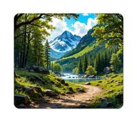 ELLENNE Tappetino Mousepad 240x200mm | Sentiero tra le Vette | C65 | Tappetino per Mouse 240x200mm | Superficie in Lycra Ultra-Liscia | Antiscivolo, Lavabile per Casa Ufficio Laptop PC Gaming