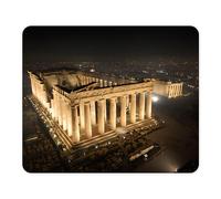 ELLENNE Tappetino Mousepad Atene Grecia Acropoli Templi Notte 24x20cm C05