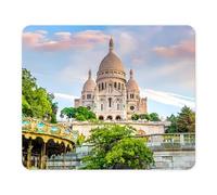 ELLENNE Tappetino Mousepad Parigi Francia Basilica Montmartre 24x20cm C66 | ELLENNE - Tappetino Mouse Panorama Città Mondo Foto Artistica - Mousepad per PC, Ufficio, Gaming e Laptop