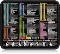 ELLENNE Tappetino Mousepad Scorciatoie Excel Word Office TEDESCO 30x25cm