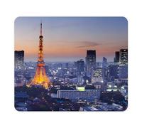 ELLENNE Tappetino Mousepad Tokyo Giappone Tokyo Tower Tramonto 24x20cm C78