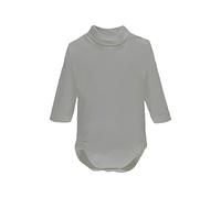 Ellepi 1 Pezzo Body 2800 Lupetto Manica Lunga Caldo Cotone Neonato Collo Alto Bambina Bimbo Mesi Anni. Grigio 6 Mesi