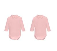 Ellepi 2 Pezzi Body Lupetto Neonato Neonata Manica Lunga AF2800 Caldo Cotone Interlock. Rosa 6 Mesi
