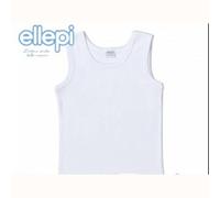 ELLEPI 3 CANOTTIERA BIMBO SPALLA LARGA COTONE ELASTICIZZATO 8410