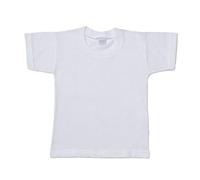 Ellepi 3 Maglie Bambino Ragazzo BA701 - Mezza Manica in Cotone Bianco, Non Aderenti, Ideali per Divise Scolastiche, Confort e qualità, Bianco, 6 Anni
