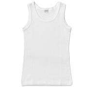 Ellepi (6 Pezzi) Canottiera Bambina Spalla Larga in 100% Cotone Bianco 8227