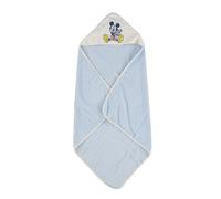 Ellepi Accappatoio Neonato Disney Triangolo Cotone Spugna Bambino Bambina Topolino Minnie Bagnetto Mesi Anni Regalo Nascita Asciugamano Baby Fasciatoio Bimbi (Azzurro)
