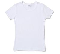 Ellepi BA4290NR Maglietta Cotone Mezza Manica, Bianco, Taglia 16 Anni