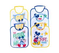 Ellepi bavaglini disney asilo pappa elastico cotone impermeabili (Topolino medio1)
