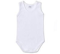ELLEPI Body in cotone leggero neonato spalla larga art. AF840 (3pz) - 9 mesi, Bianco
