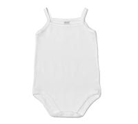 Ellepi Body Bimba – Puro cotone anallergico, cuciture comfort – Bianco, 6 mesi