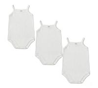 Ellepi Body Neonata in Cotone 100%, Pack 3 e 6 Pezzi, Intimo Bambina Anallergico e Antiacaro, Body Spalla Stretta con Bottoni a Pressione, Morbido e Traspirante (6mesi)