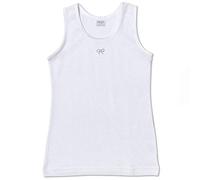 Ellepi Canotte in cotone leggero bimba spalla larga art. AI8213 (3pz) - 12 anni, Bianco