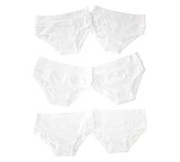 Ellepi Confezione 6 Slip Bambina in Morbido Cotone | Assortimento Bianco o Colorato (3-4A BCO)