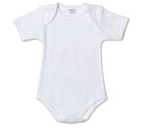 Ellepi Confezione da 2 Body Americano Mezza Manica Neonato NEONATA Cotone GARZATO. Realizzato con Filato in Puro Cotone