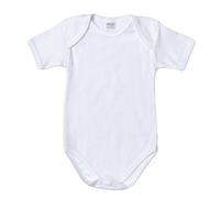 Ellepi Confezione da 2 Body Americano Neonato NEONATA Mezza Manica Costina 100% Cotone. Realizzato con Filato in Puro Cotone