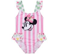 Ellepi Costume Intero Disney Minnie per Bambina e Neonata, Costume da Bagno Bimba per Mare e Piscina, Fantasia Ufficiale Minnie, Taglie Anni e Mesi, Comodo ed Elasticizzato (Riga Rosa, 24 M)