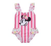 Ellepi Costume Intero Disney Minnie per Bambina e Neonata, Costume da Bagno Bimba per Mare e Piscina, Fantasia Ufficiale Minnie, Taglie Anni e Mesi, Comodo ed Elasticizzato (Riga Fucsia, 18 M)