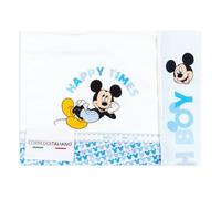 Ellepi Disney Baby - Set Lenzuola 3pz Per culla/Lettino con Sbarre in Puro Cotone 100% (Cartoons -2)