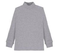 Ellepi Maglia Lupetto Bambino 100% Caldo Cotone | Manica Lunga Calda e Morbida | Taglie 3-14 Anni | Ideale per Inverno, Recite e Scuola | Colori Naturali e Sicuri (Grigio, 4 Anni)